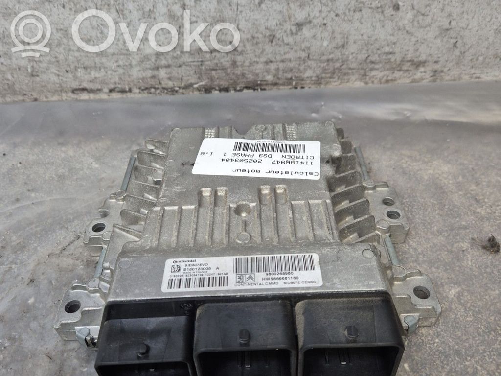 Citroen DS3 Engine control unit/module 