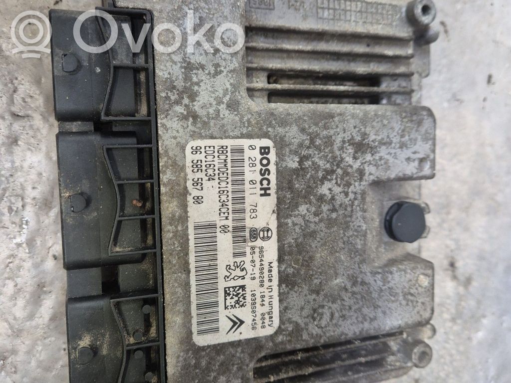 Peugeot 206 Engine control unit/module 