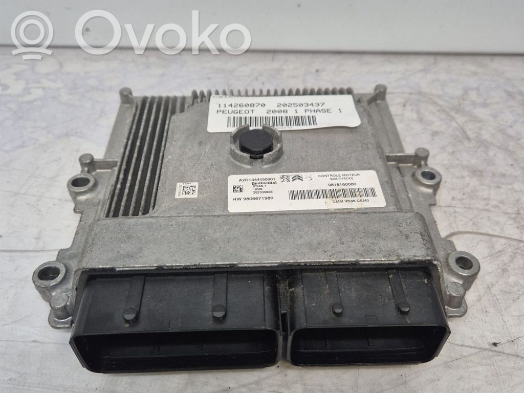 Peugeot 2008 I Engine control unit/module 