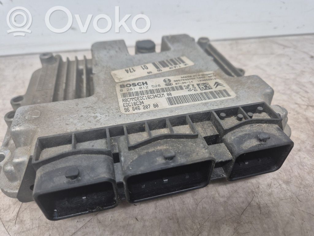 Peugeot 206 Engine control unit/module 