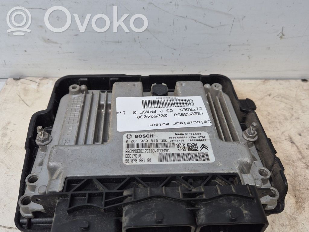 Citroen C3 Engine control unit/module 