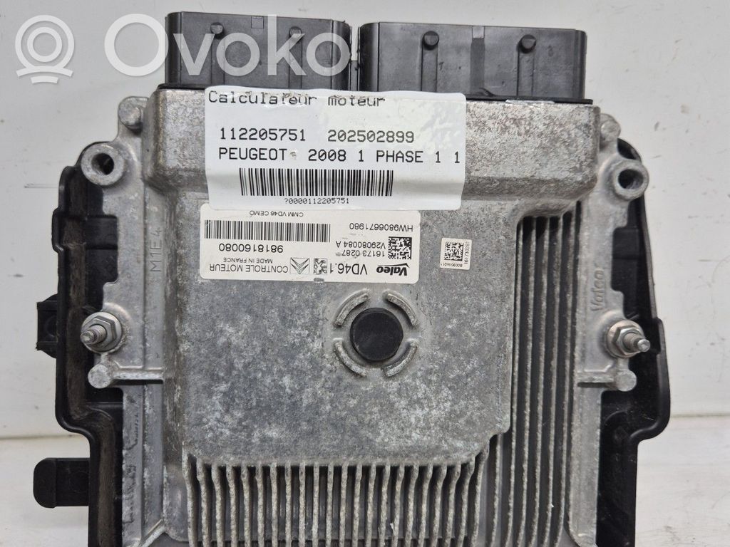 Peugeot 2008 I Engine control unit/module 