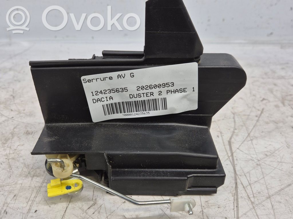 Dacia Duster II Cerradura de puerta delantera 