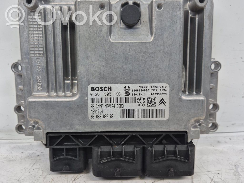 Peugeot 207 Engine control unit/module 
