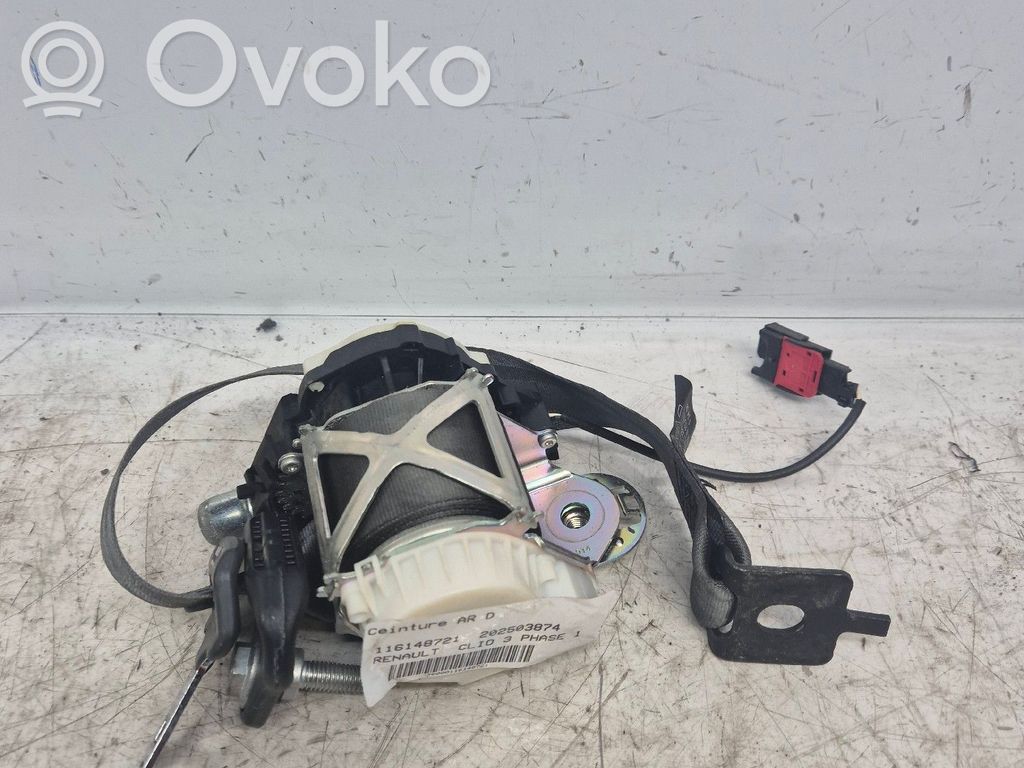 Renault Clio III Cinturón trasero 