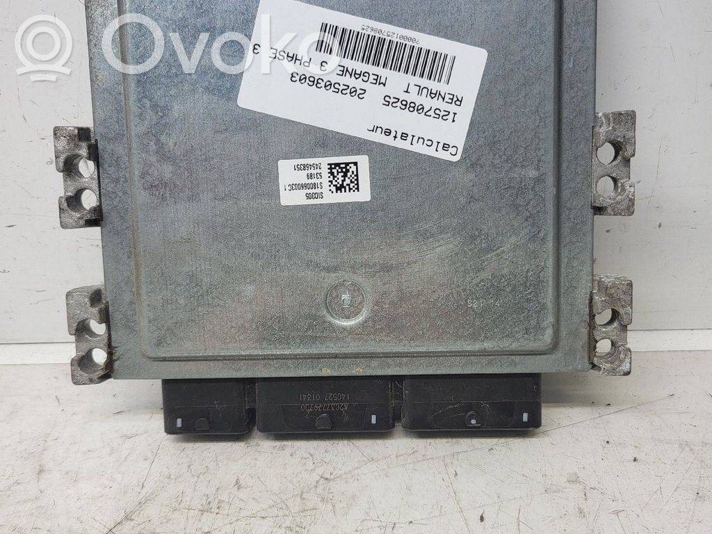 Renault Megane III Engine control unit/module 