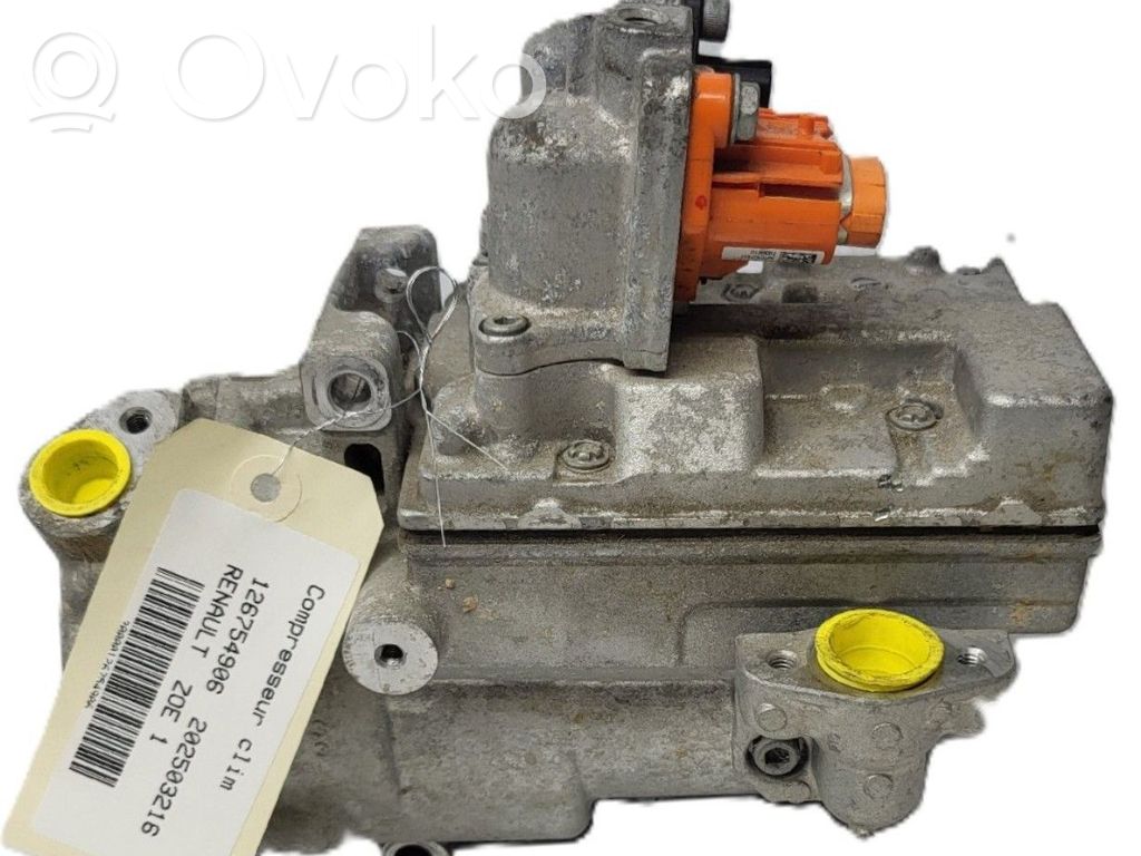 Renault Zoe Air conditioning (A/C) compressor (pump) 
