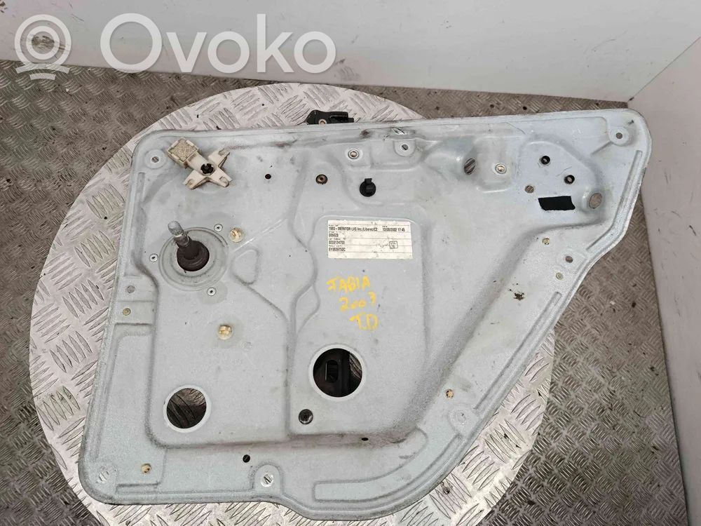 Ford Fiesta Silniczek podnoszenia szyby drzwi tylnych 