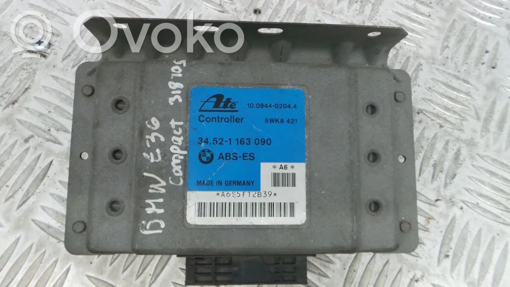 Unidad de control/módulo del ABS   34521163090,5WK8421