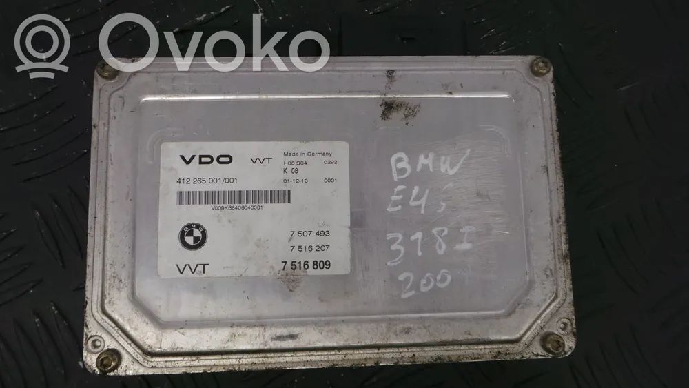 BMW 3 E46 Centralina/modulo motore ECU 