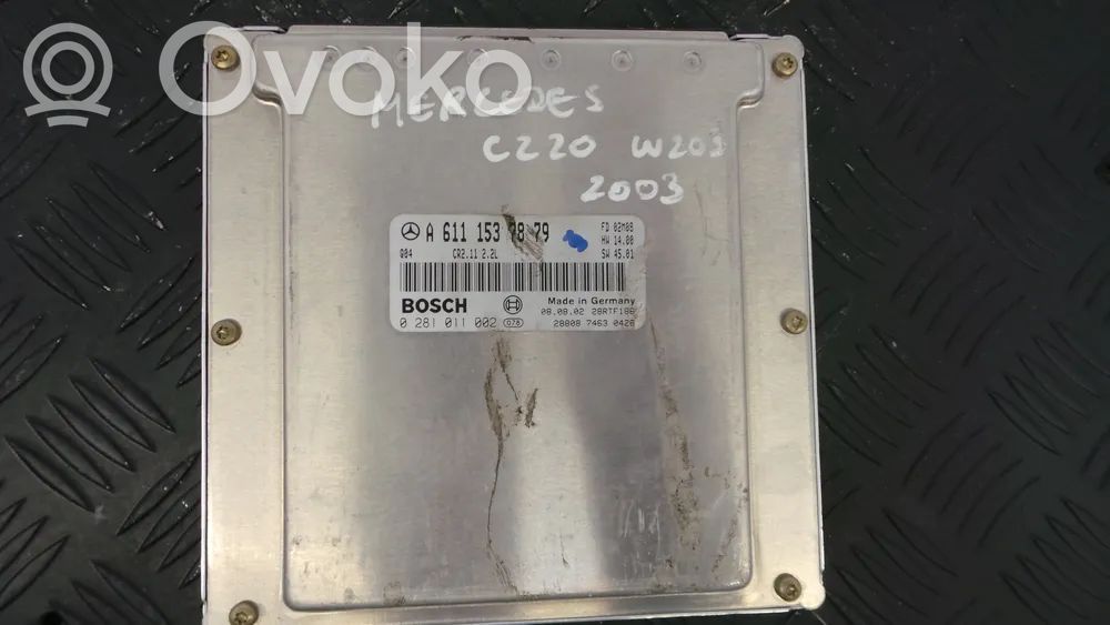 Mercedes-Benz C W203 Komputer / Sterownik ECU silnika 