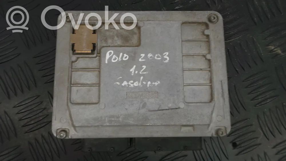 Volkswagen Polo IV 9N3 Centralina/modulo motore ECU 