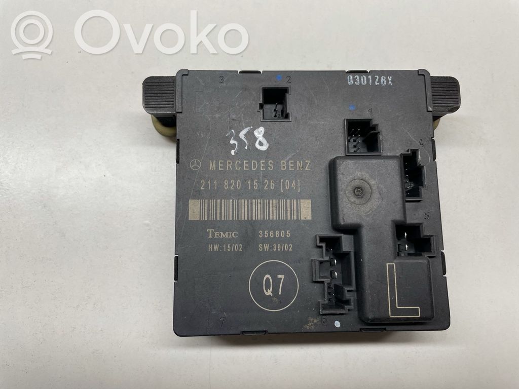 Mercedes-Benz E W211 Door control unit/module 
