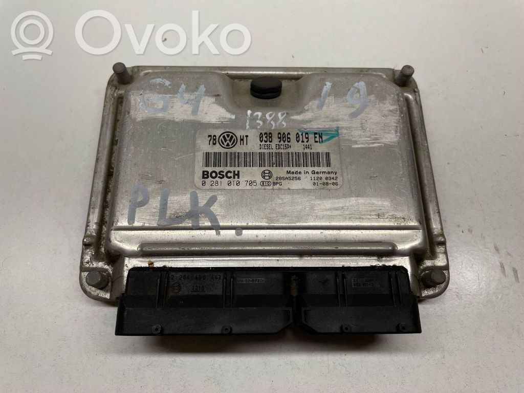 Volkswagen Golf IV Engine control unit/module 