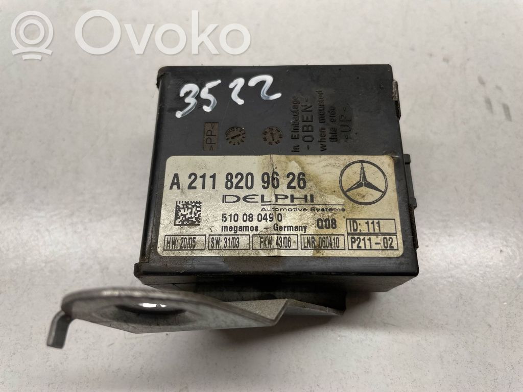 Mercedes-Benz E W211 Alarm control unit/module 