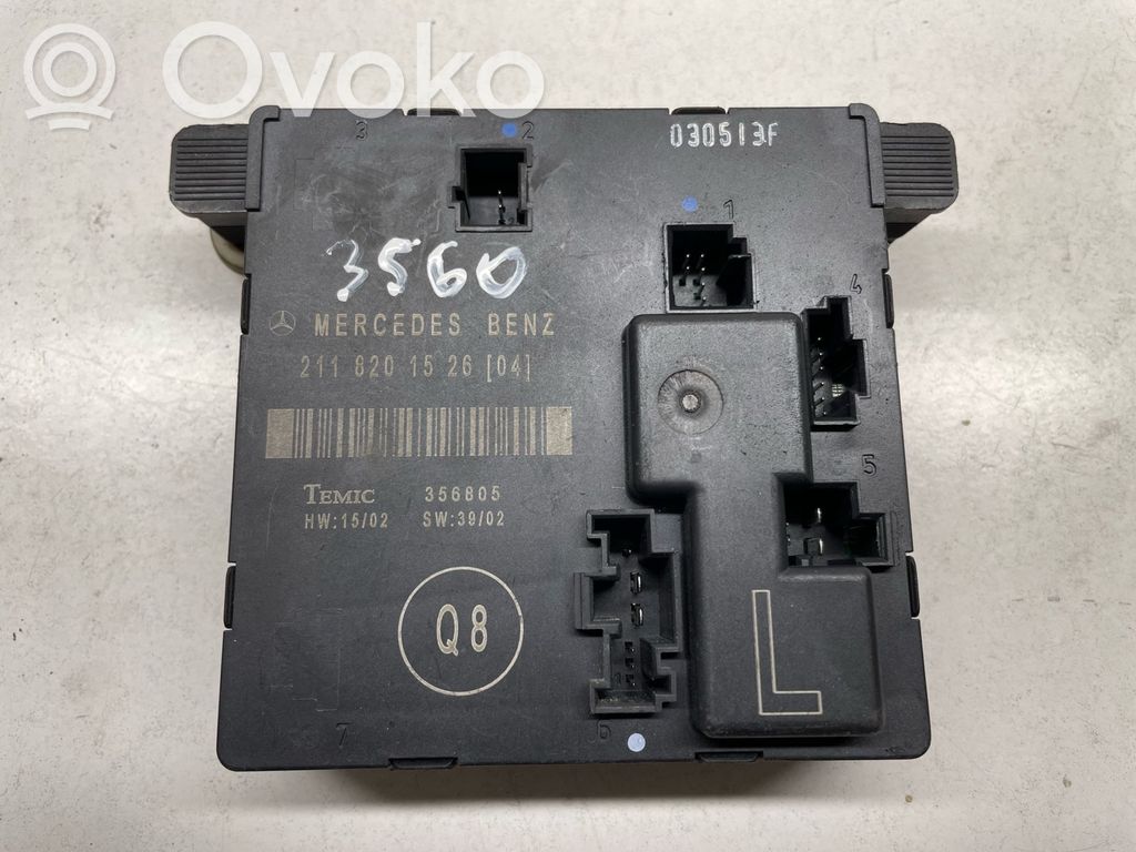 Mercedes-Benz E W211 Door control unit/module 