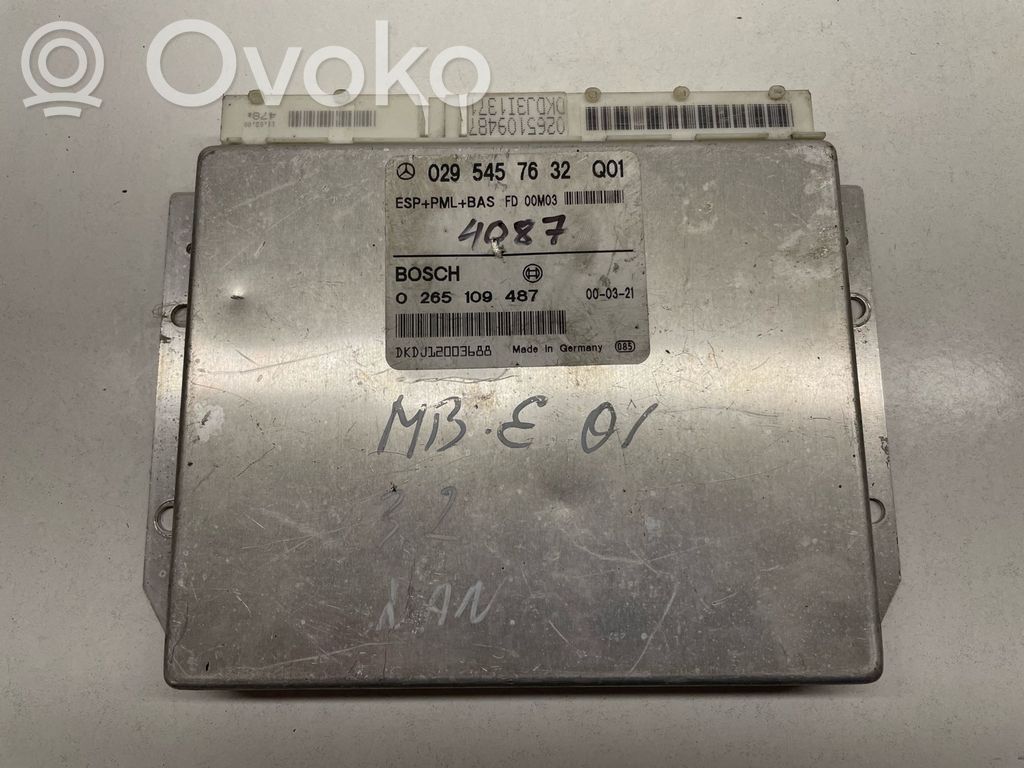 Mercedes-Benz E W210 ESP (stability system) control unit 