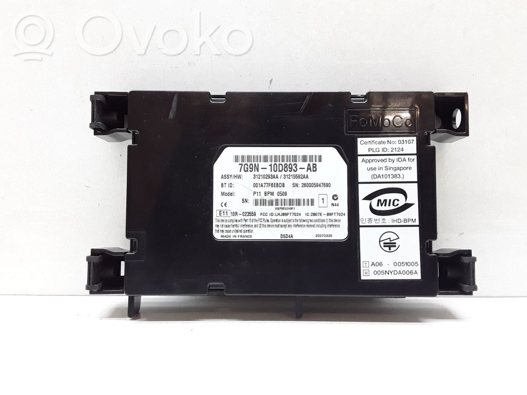 Volvo S80 Bluetooth control unit module 