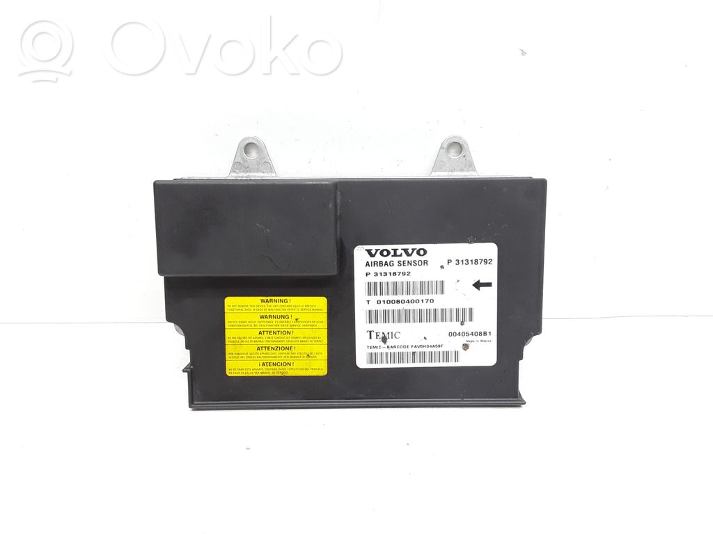 Volvo XC60 Centralina/modulo airbag 
