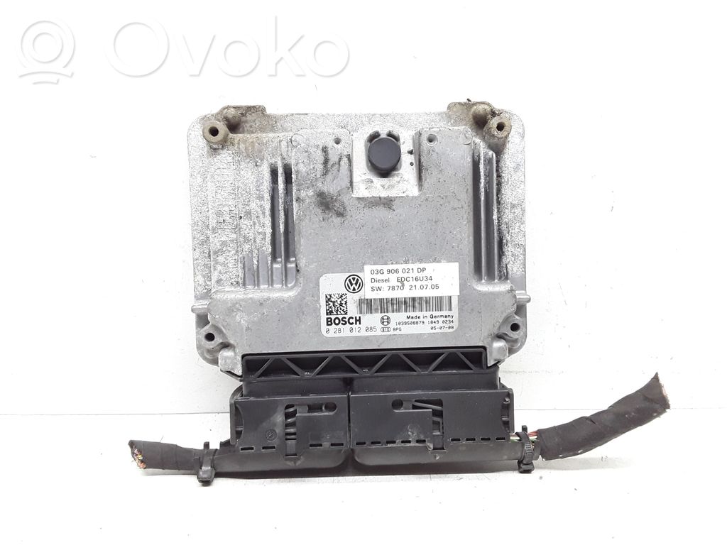 Engine control unit/module   0281012085,03G906021DP