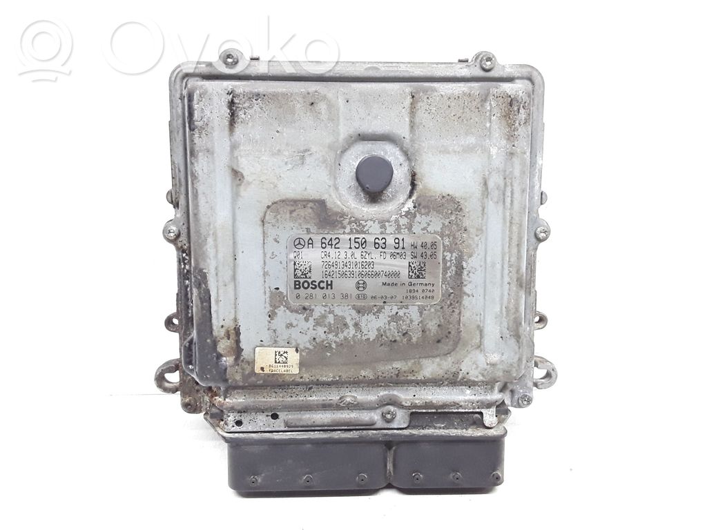 Mercedes-Benz ML W164 Engine control unit/module 
