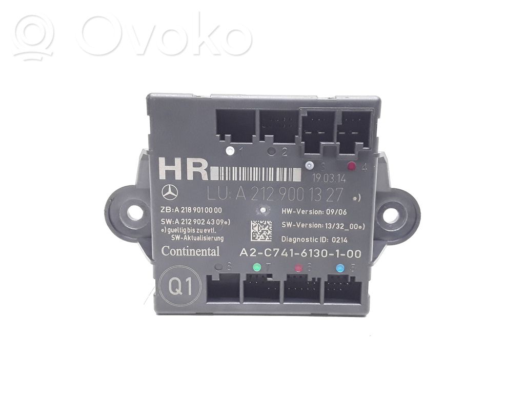 Unité de commande module de porte   A2129001327,A2129024309,A2189010000
