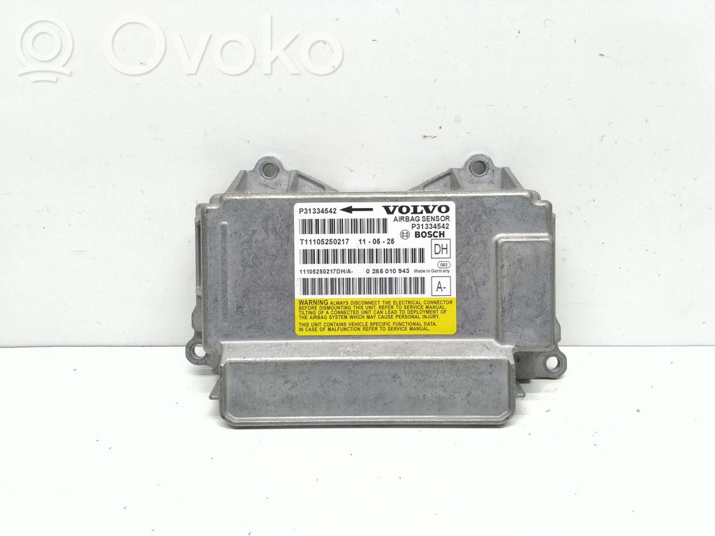 Volvo V60 Airbag control unit/module 