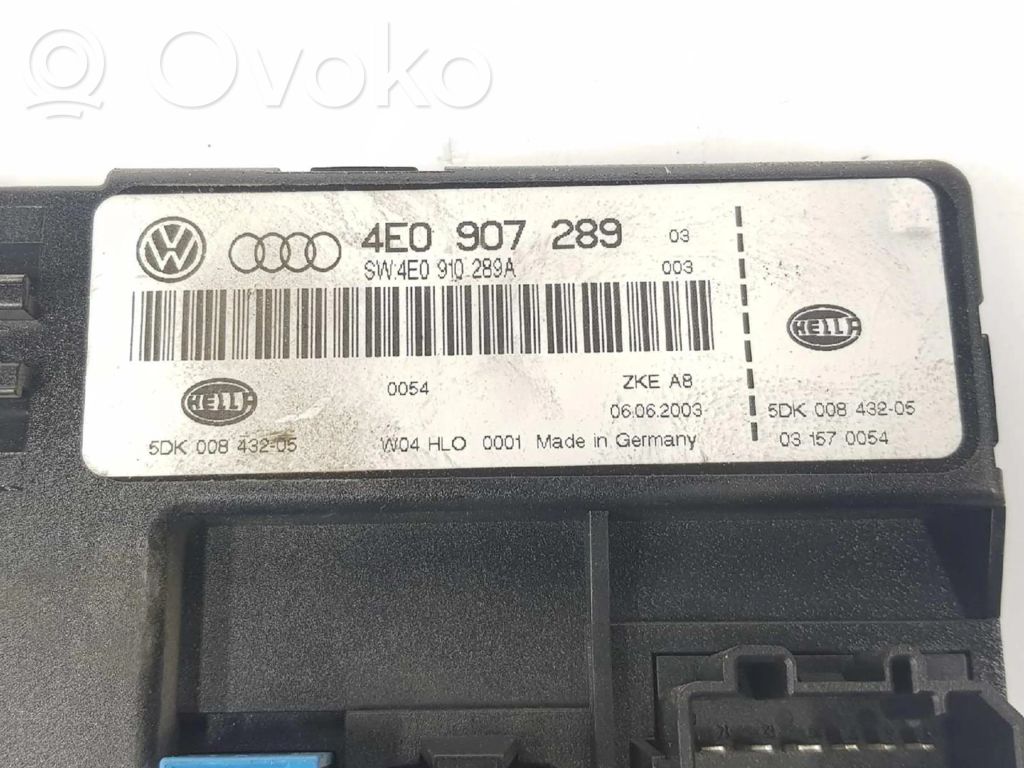 Otras unidades de control/módulos   4E0907289,5DK00843205,4E0907289