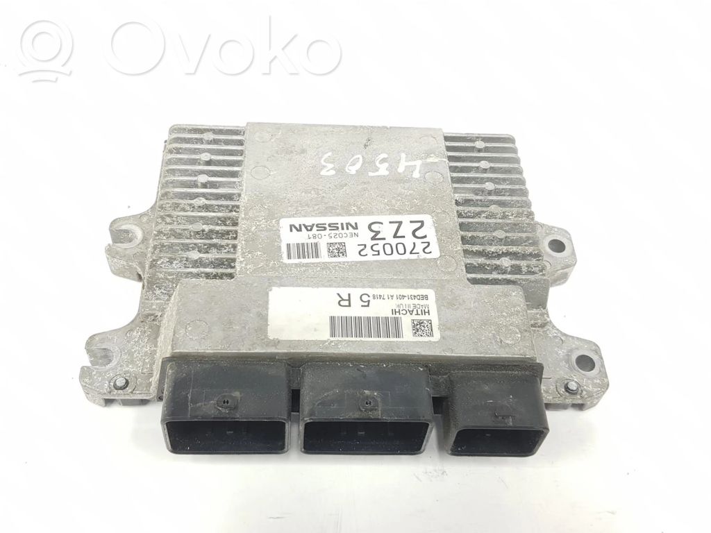 Nissan Qashqai Engine control unit/module 