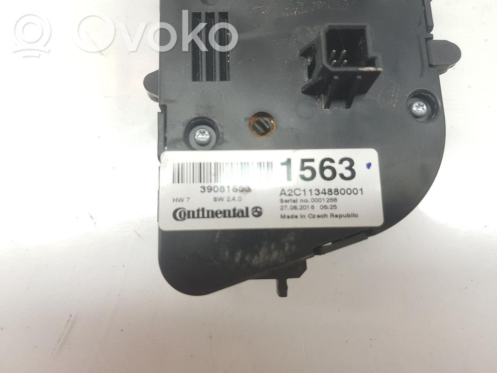 Opel Mokka X Centralina del climatizzatore 