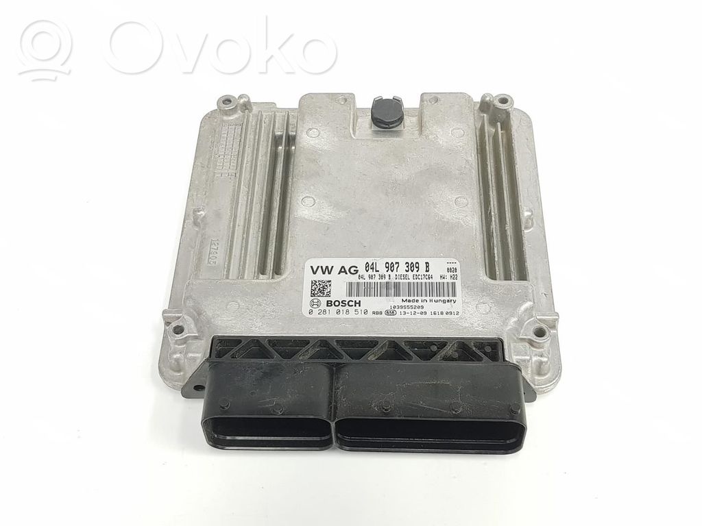Unidad de control/módulo del motor   04L907309B,0281018510