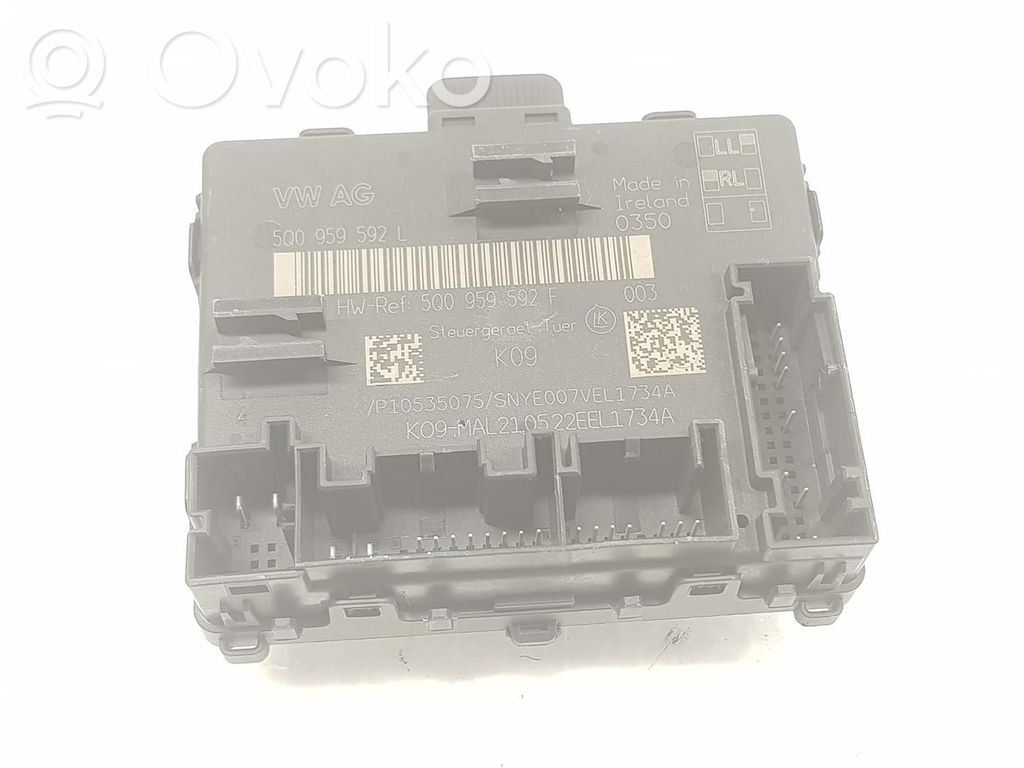 Autres unités de commande / modules   5Q0959592F,5Q0959592L