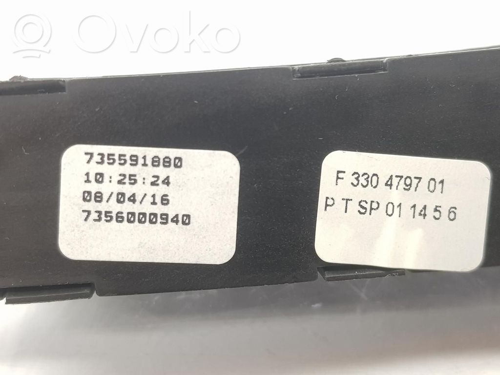 Fiat 500L Hazard light switch 