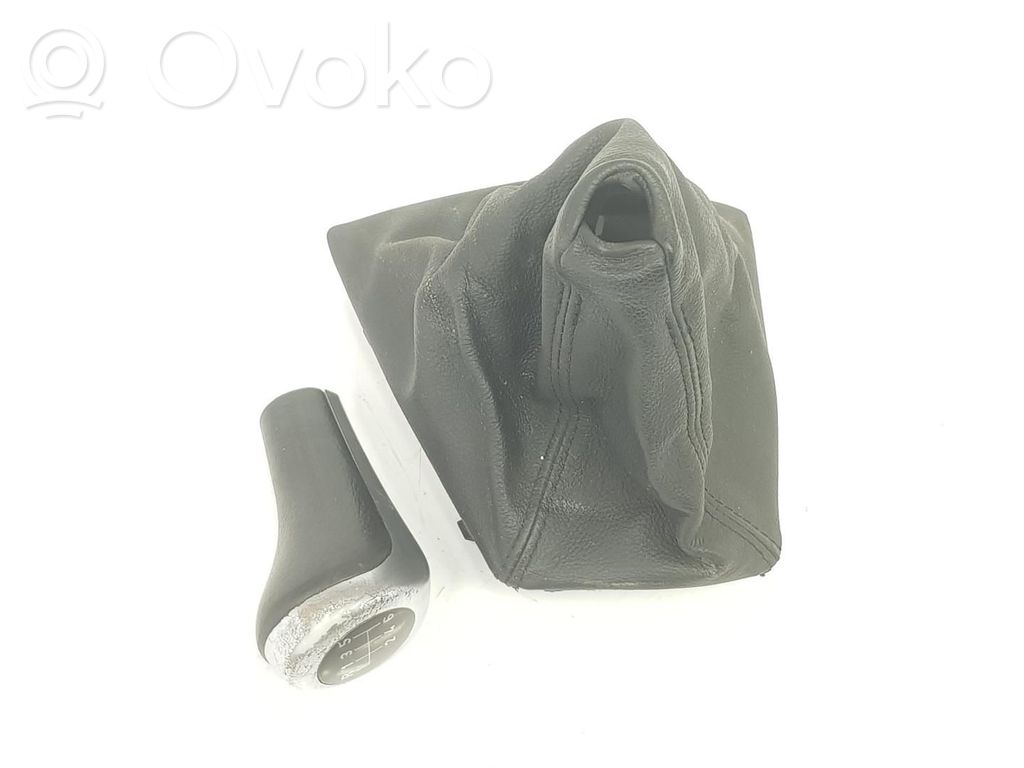 BMW 3 E90 E91 Revêtement pommeau de levier de vitesses cuir 