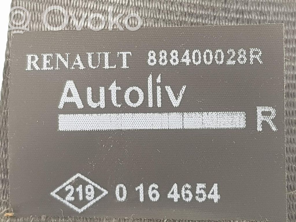 Renault Scenic III - Grand scenic III Cintura di sicurezza posteriore