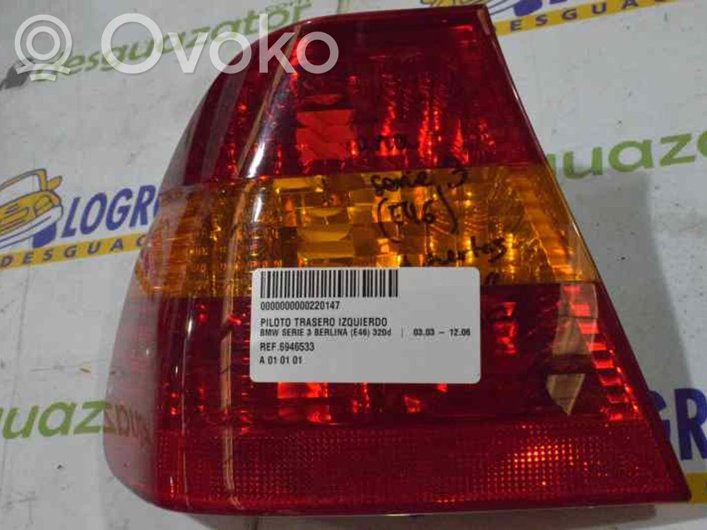 BMW 3 E46 Aizmugurējais lukturis virsbūvē 