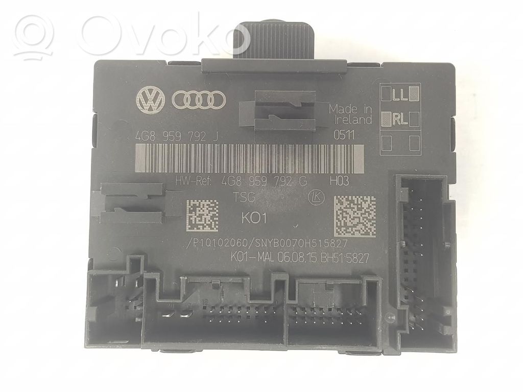 Audi A6 S6 C7 4G Alte unități/module de control 