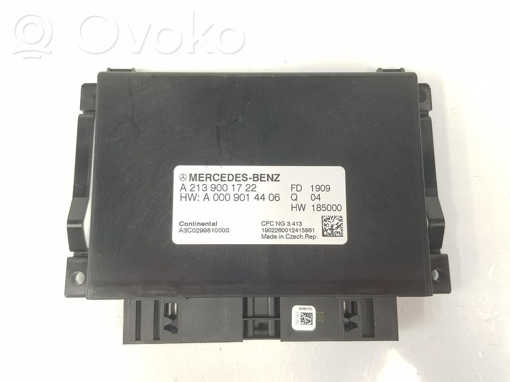 Mercedes-Benz A W177 Alte unități/module de control