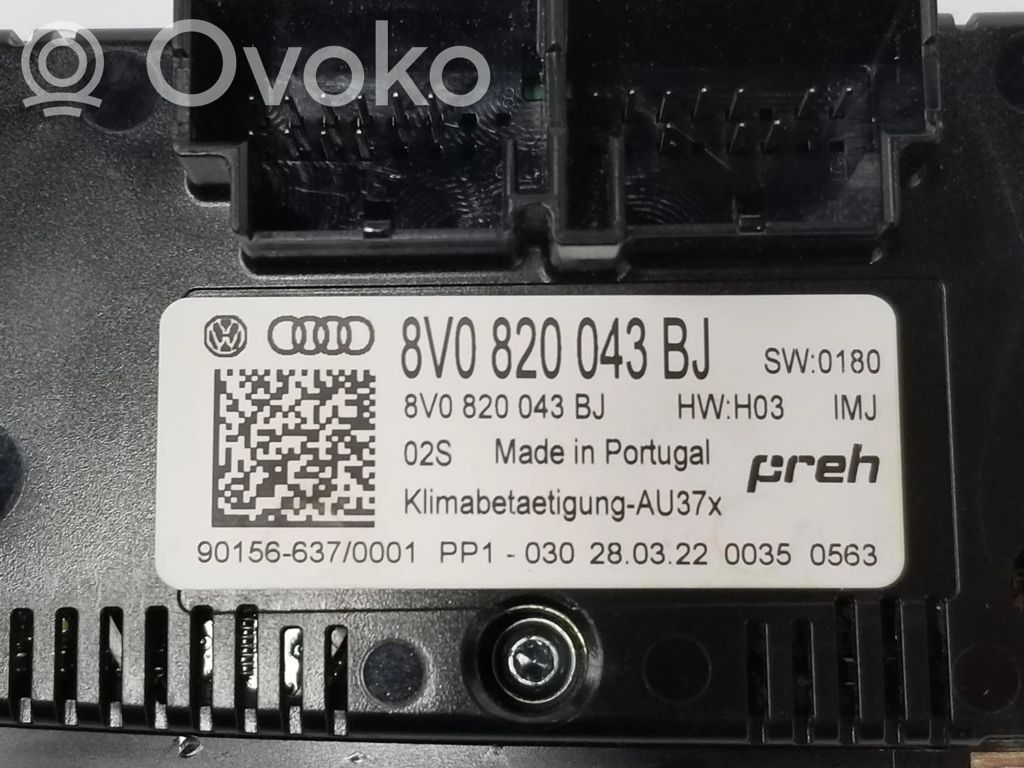 Audi Q2 - Climate control unit 