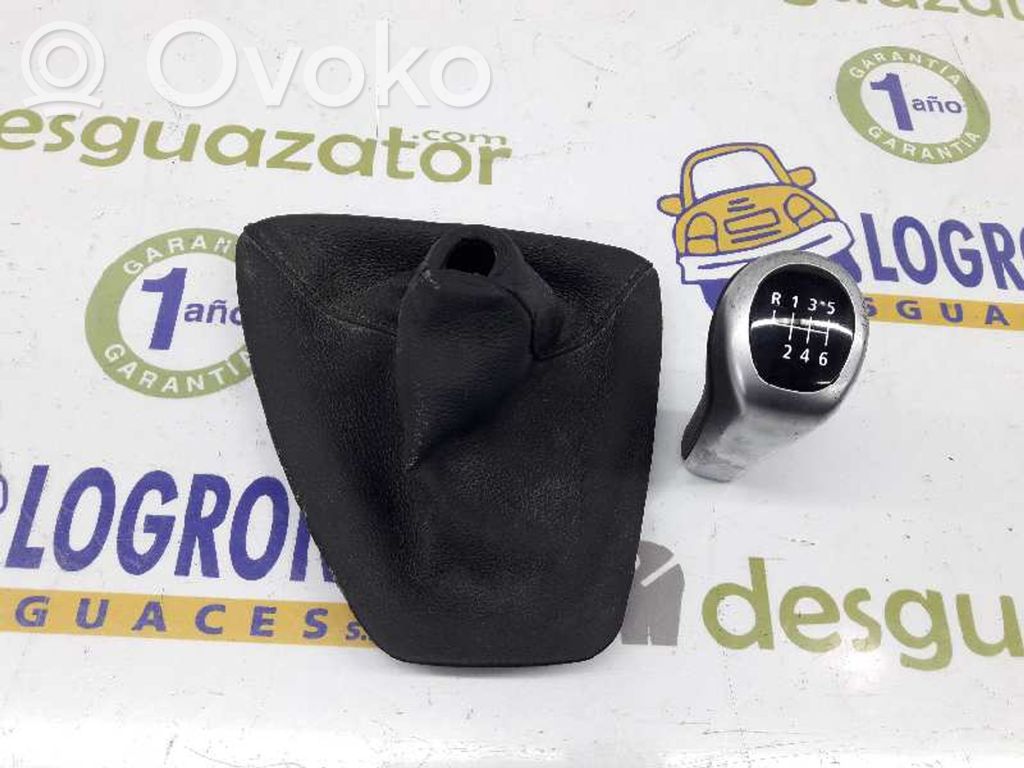 BMW 3 E90 E91 Perilla/embellecedor de cuero de la palanca de cambios 