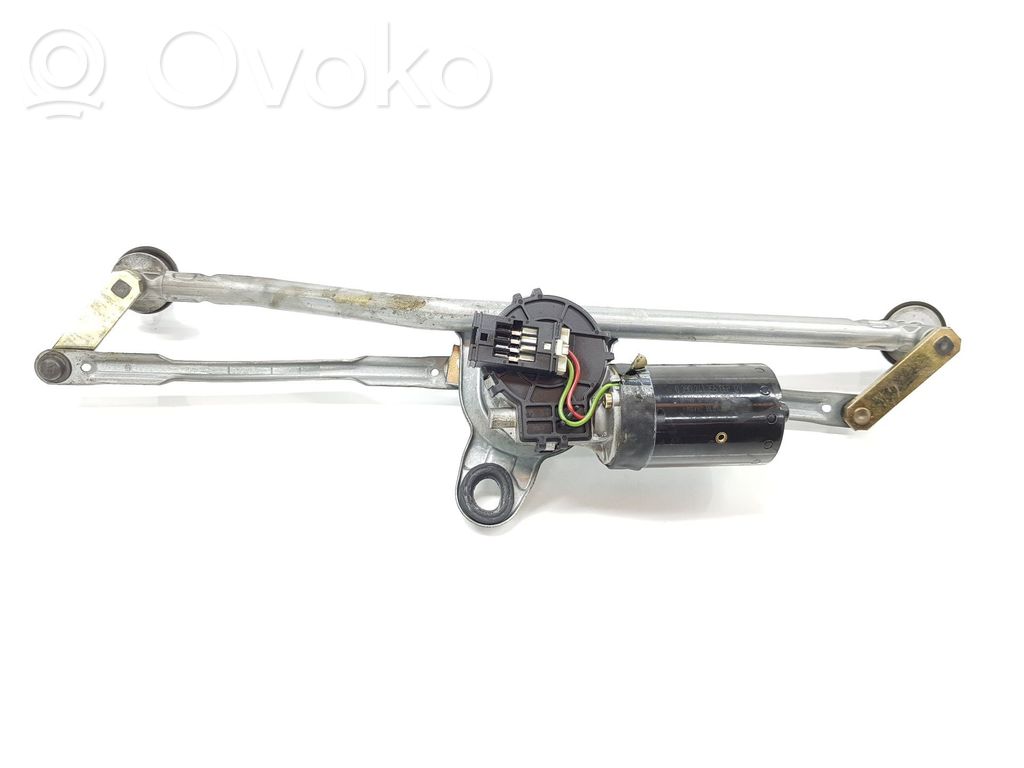 BMW 3 E46 Motor y varillaje del limpiaparabrisas delantero 