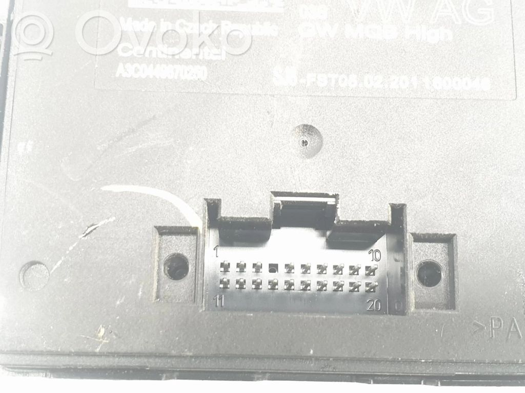 Autres unités de commande / modules   A3C0449670250,3Q0907530AG
