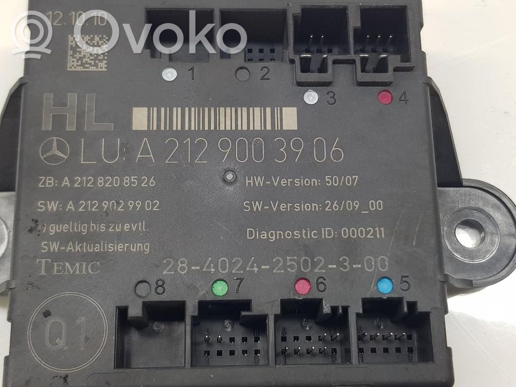 Autres unités de commande / modules   A2129003906,A2129003906