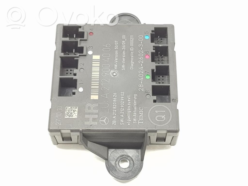 Mercedes-Benz C W204 Alte unități/module de control
