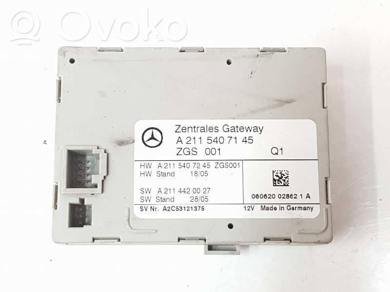 Mercedes-Benz CLS C219 Module de passerelle 