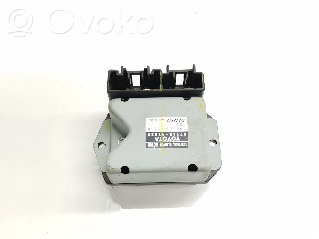 Toyota Prius (NHW20) Motorino ventola riscaldamento/resistenza ventola