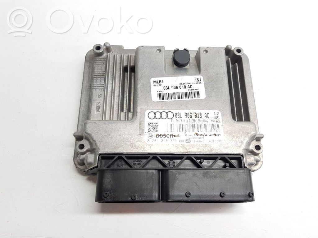 Engine control unit/module   03L906018AC,03L906018AC