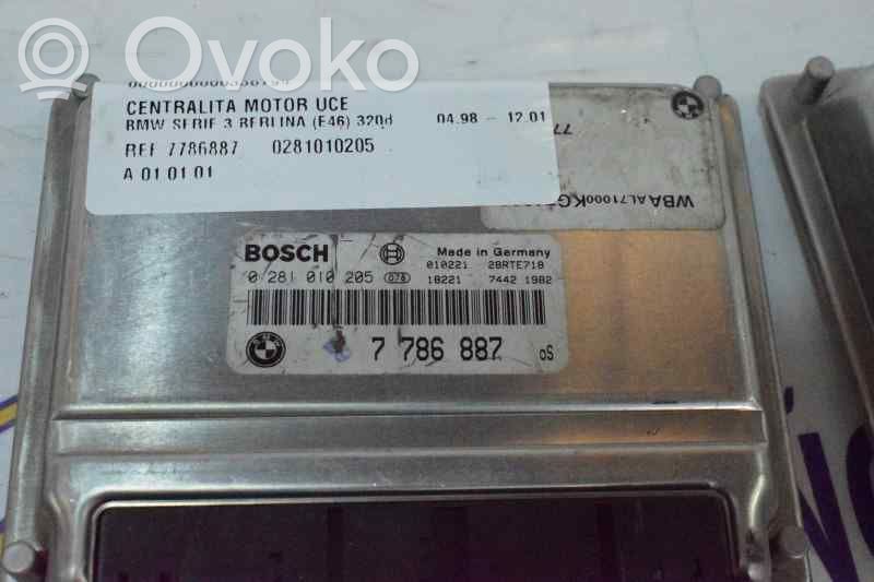 BMW 3 E46 Unitate/modul de control motor 