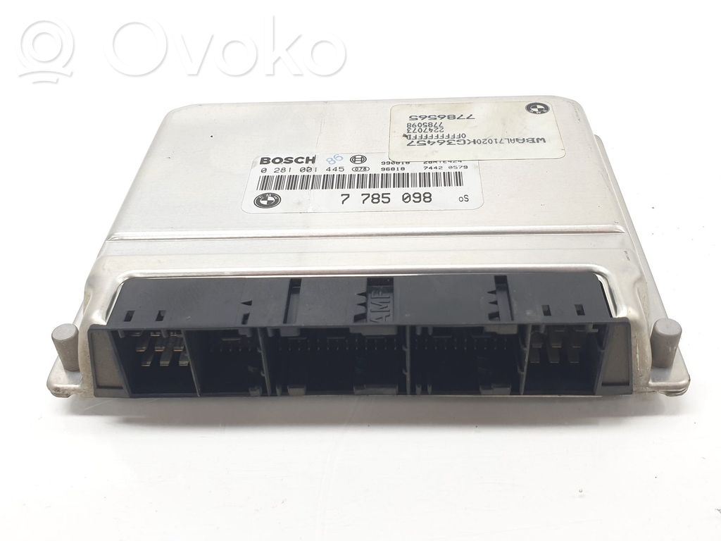 Unidad de control/módulo del motor   7785098,7786887