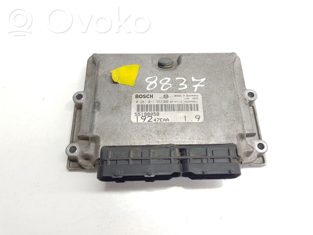 Fiat Stilo Centralina/modulo del motore 